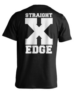 XdUp Straight X Edge T-shirt - BACK